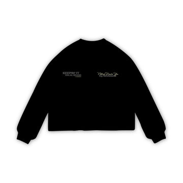 You Deserve Every Khayr — Heavyweight Long Sleeve Tee (Black)