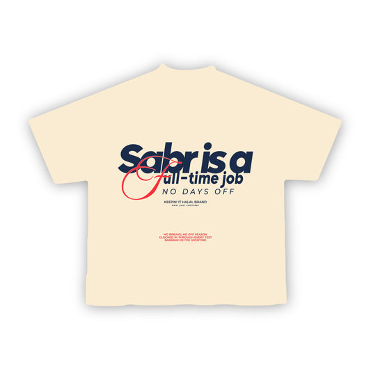 Full-Time Sabr — Oversized Boxy Tee