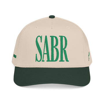 Sabr Cap — Ivory & Forest Green