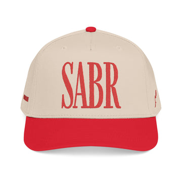 Sabr Cap — Ivory & Red