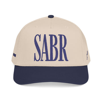 Sabr Cap — Ivory & Navy