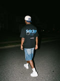 Full-Time Sabr black tee, night flash