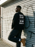 Honestly Alhamdulillah long sleeve, industrial shutter