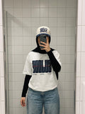 Sujood for the Heart white tee, mirror